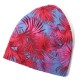 Women Cotton Printing Leaf Beanies Cap Dual Use Ear Protection Scarf and Hat