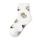 Women Cotton Printting Breathable Skid Resistance Short Ankle Socks