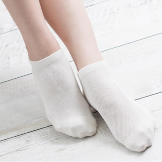 Women Cotton Solid Short Socks Soft Breathable Mesh Casual Invisible Boat Socks