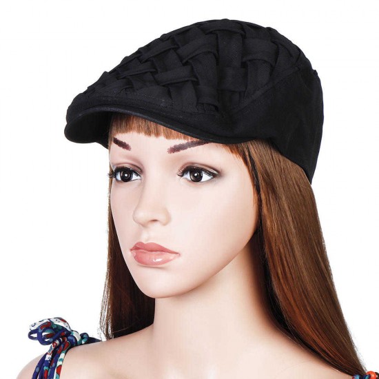 Women Cotton Special Outdoor Casual Thin And Light Beret Caps Adjustable Breathable Forward Hat