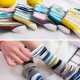 Women Cotton Striped Athletic Socks Outdoor Good Elastic Tube Sock