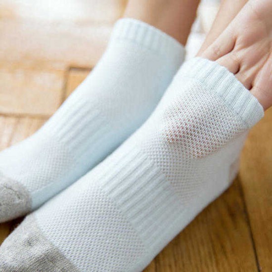 Women Cottton Low Cut Ankle Socks Outdoor Sport Skid Resistant Breathable Deodorization Sock