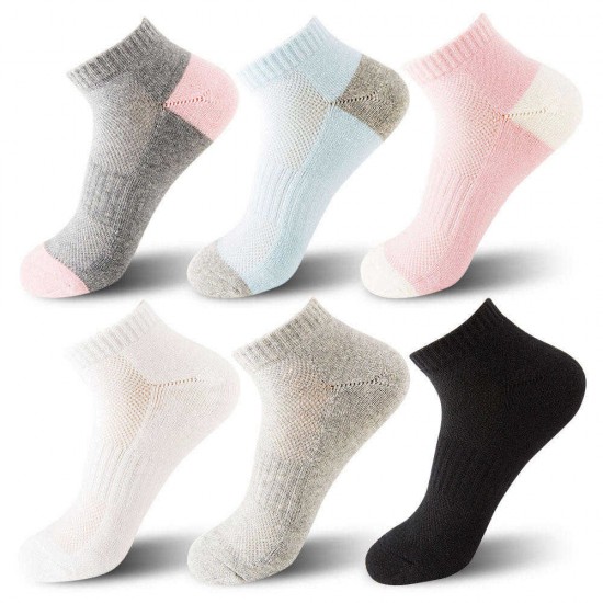 Women Cottton Low Cut Ankle Socks Outdoor Sport Skid Resistant Breathable Deodorization Sock