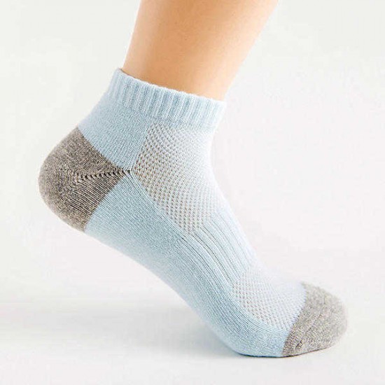 Women Cottton Low Cut Ankle Socks Outdoor Sport Skid Resistant Breathable Deodorization Sock