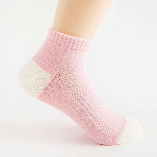 Women Cottton Low Cut Ankle Socks Outdoor Sport Skid Resistant Breathable Deodorization Sock