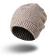 Women Crochet Knitted Warm Beanie Hat Solid Casual Winter Outdoor Thick Cap