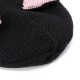 Women Crochet Knitting Beanie Hat Lovely Moon Embroidery Cat Ear Pattern Ski Warm Cap