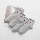 Women Cute Cartoon Embroidery Harajuku Style Socks Couple Casual Breathable Short Sock