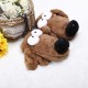 Women Cute Cartoon Gloves Big Eye Dog Winter Warm Novelty Plush Thick Wrist Mittens