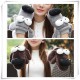 Women Cute Cartoon Gloves Big Eye Dog Winter Warm Novelty Plush Thick Wrist Mittens