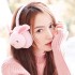 Women Cute Rabbit Pig Pattern Warm Earmuff Plush Windproof Ear Warmer