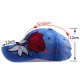 Women Denim Applique Rose Hat Sunshade Outdoor Baseball Cap