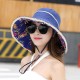 Women Double-Side Wide Birm Summer Sun Hat Gardening Beach Outdoor Sunscreen Visor Cap