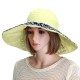 Women Double Sided Wear Outdooors Beach Sun Protective Hat Driving Anti-UV Wide Brim Visor Cap