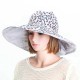 Women Double Sided Wear Outdooors Beach Sun Protective Hat Driving Anti-UV Wide Brim Visor Cap