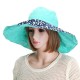 Women Double Sided Wear Outdooors Beach Sun Protective Hat Driving Anti-UV Wide Brim Visor Cap