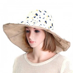 Women Double Sided Wear Outdooors Beach Sun Protective Hat Driving Anti-UV Wide Brim Visor Cap