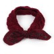 Women Earmuffs Handmade Knitted Bow Hair Band Good Elastic Headband