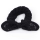 Women Earmuffs Handmade Knitted Bow Hair Band Good Elastic Headband