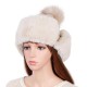 Women Earmuffs Plus Velvet Knit Trapper Hat Outdoor Thicken Ear Protection Ski Hunting Hat