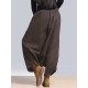 Women Elastic High Waist Street Harem Pants