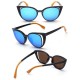 Women Elegant Cat Eye Sunglasses Retro Travel Casual Pierced UV400 Sun Glasses