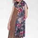 Women Elegant Ethnic Style Floral Printing Scarf Outdoor Vintage Breathable Shawl