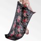 Women Elegant Ethnic Style Floral Printing Scarf Outdoor Vintage Breathable Shawl