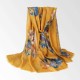 Women Elegant Ethnic Style Floral Printing Scarf Outdoor Vintage Breathable Shawl