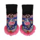 Women Embroidered Flower Glove Dance Long Sleeves Half Finger Wrist Gloves