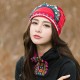 Women Ethnic Embroidery Cotton Elastic Beanie Hat Vintage Beads Decorative Caps Women Ethnic Embroidery Cotton Elastic Beanie Hat Vintage Beads Decorative Caps