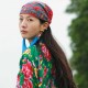 Women Ethnic Flowers Embroidery Beanie Hat Vintage Bandanas Original Design Hat