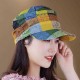 Women Ethnic Style Cap Printed Beanie Hat Flat Cap