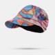 Women Ethnic Style Cap Printed Beanie Hat Flat Cap