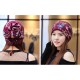 Women Ethnic Style Multi-purpose Beanie Cap Scarf Double Layers Cotton Skull Hat