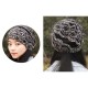 Women Ethnic Style Polyester Breathable Beanie Cap Double Layers Cotton Skull Hat