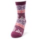 Women Ethnic Style Winter Wool Blend Warm Middle Tube Socks Casual Thick Snowflakes Cute Socks