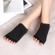 Women Exposed Five Toes Yoga Socks Non Slip Invisible Half Palm Sock Cotton