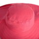 Women Face Neck Protection Wide Brim Beach Hat Double-side Flower Print Outdoor Gardening Caps