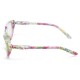 Women Fashion Cat Eye Frame Presbyopic Glasses Floral Ultra-Light Reading Glasses