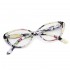 Women Fashion Cat Eye Frame Presbyopic Glasses Floral Ultra-Light Reading Glasses