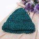 Women Fashion Contrast Color Warm Knit Hat Wool Cap