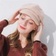 Women Fashion Cotton Plus Velvet Octagon Beret Hat Outdoor Thicken Gatsby Newsboy Caps