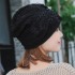 Women Fashion Lace Double Layers Chemical Beanie Cap Outdoor Hollow Out Breathable Turban Hat