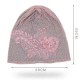 Women Fashion Lace Double Layers Chemical Beanie Cap Outdoor Hollow Out Breathable Turban Hat