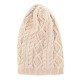 Women Fashion Warm Soft Double Helix Wool Cap Knit Autumn Winter Hat