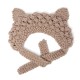 Women Fashion Warm Woolen Knit Cute Cat Ear Flaps Animal Knitted Hat