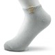 Women Flash Sequins Cotton Socks Summer Breathable Fashion Solid Color Short Ankle Socks