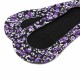 Women Floral Print Invisible Antiskid Cotton Boat Socks Shallow Liner No Show Peep Low Cut Hosiery