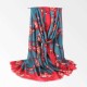 Women Floral Printing Scarf Ethnic Elegant Long Soft Shawl